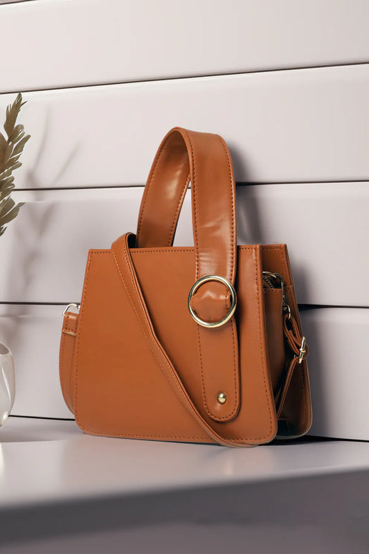 RINGBLOOM - BROWN HANDBAG