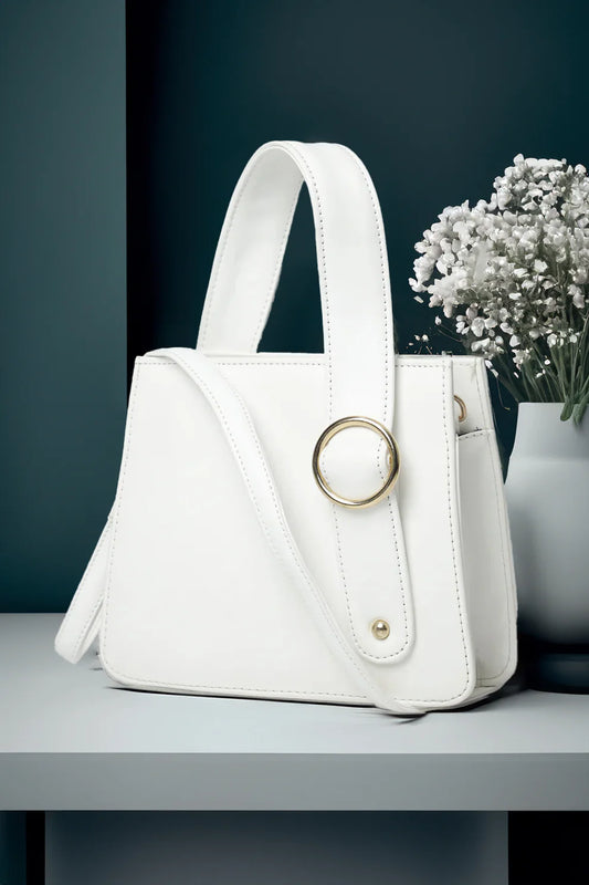 RINGBLOOM - WHITE HANDBAG