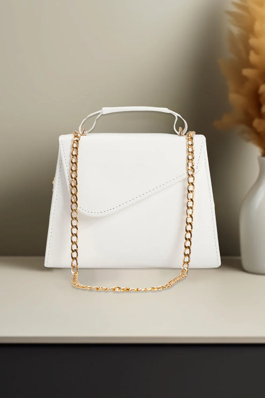 ROYAL BOX - WHITE HANDBAG