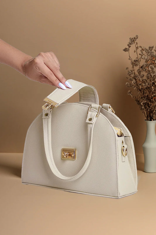 D-BOX HANDBAG - BEIGE