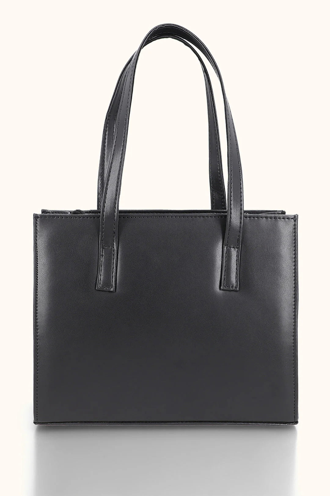 VELORA QUILT TOTE - BLACK