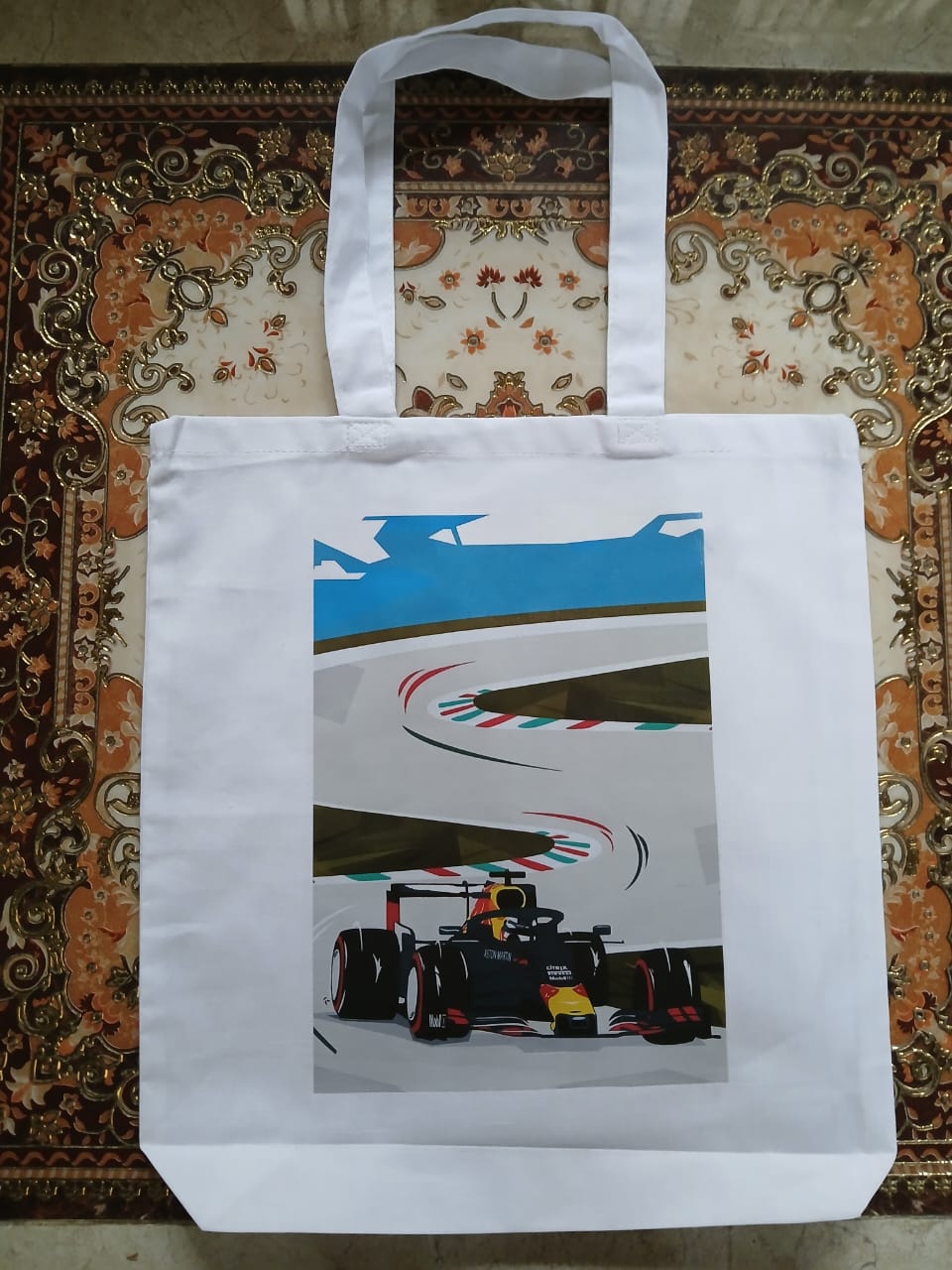 CUSTOMIZABLE CANVAS BAG - WHITE