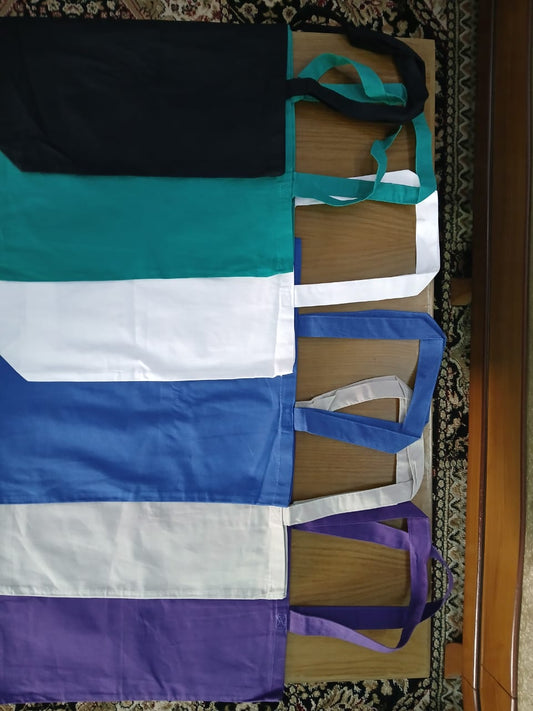 CUSTOMIZABLE CANVAS BAG - KELLY GREEN