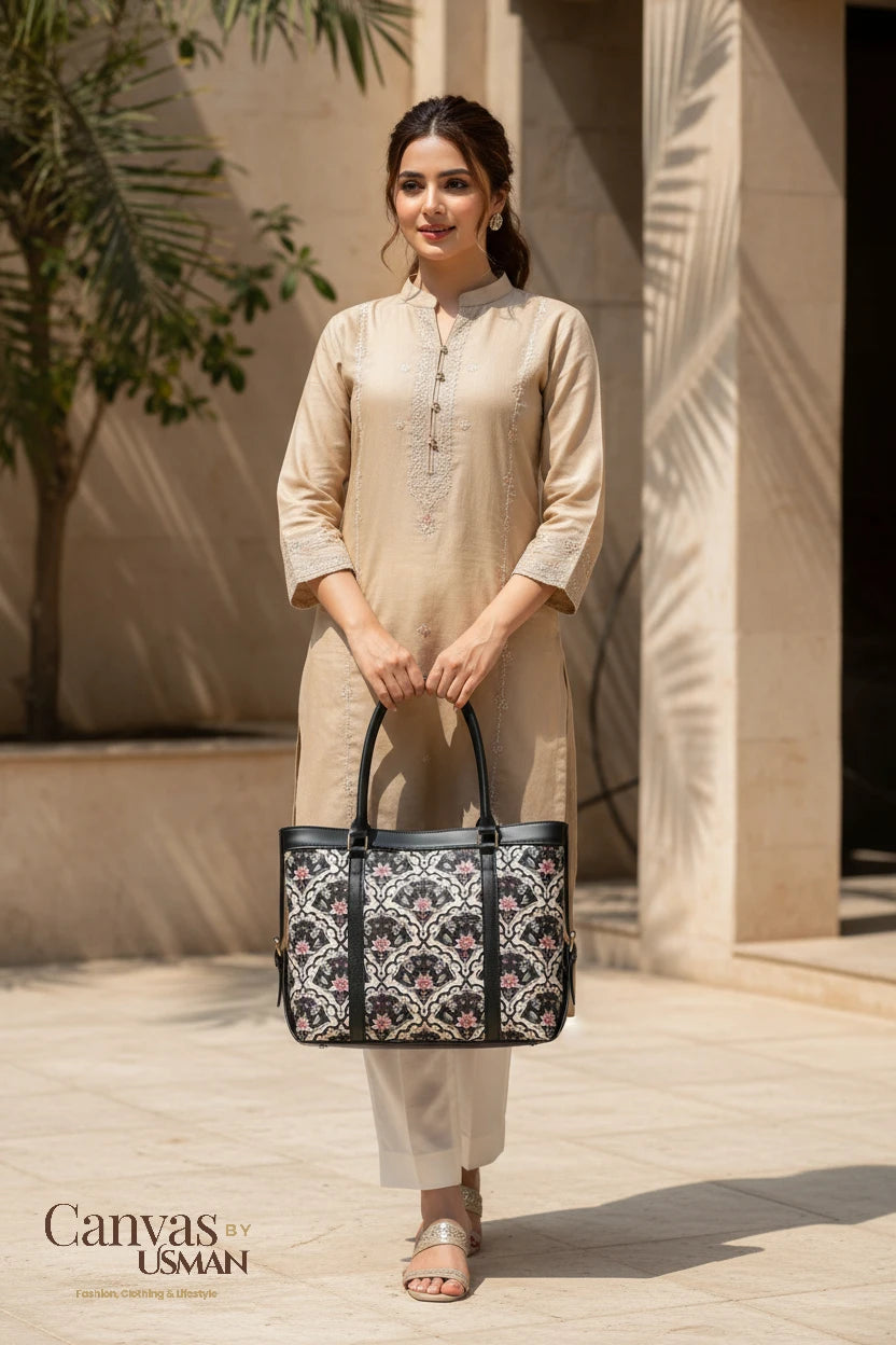 TWILIGHT PATELS - STRAP CANVAS BAG