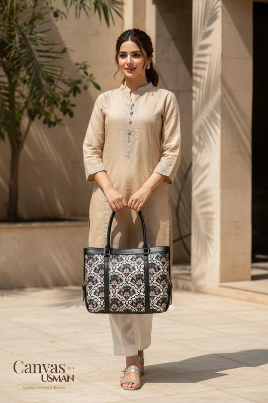 TWILIGHT PATELS - STRAP CANVAS BAG