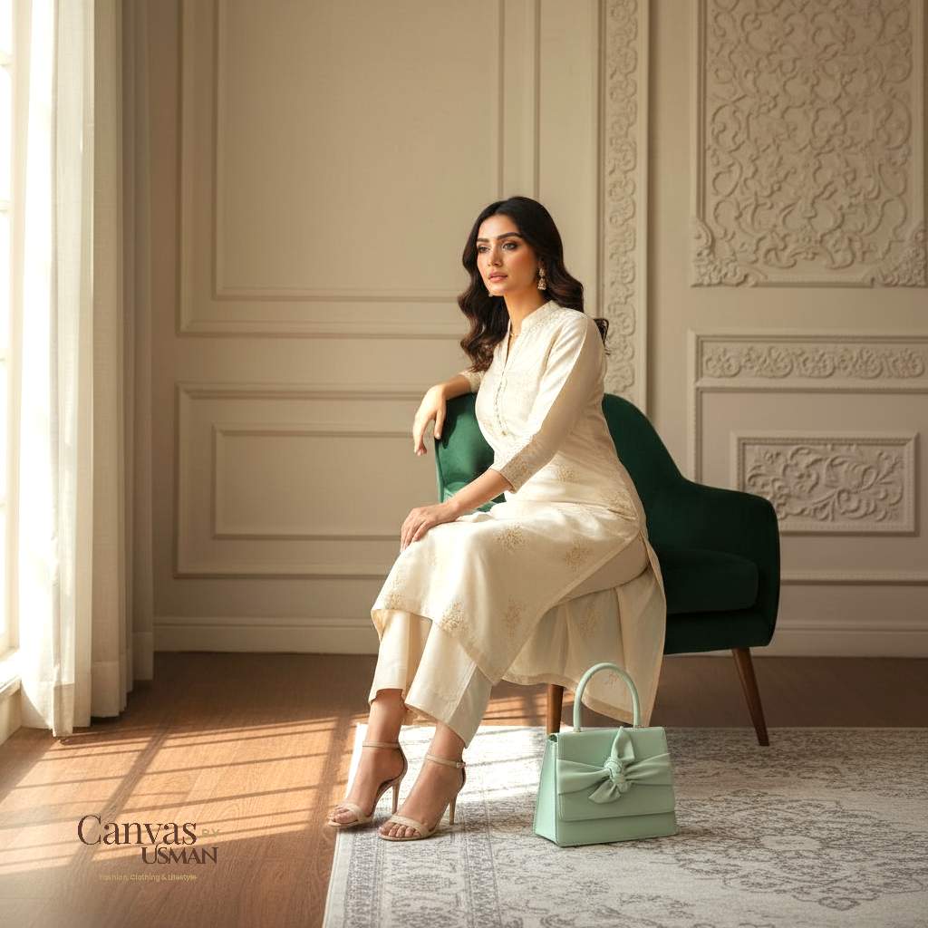 ELLEKNOT - CYAN HANDBAG