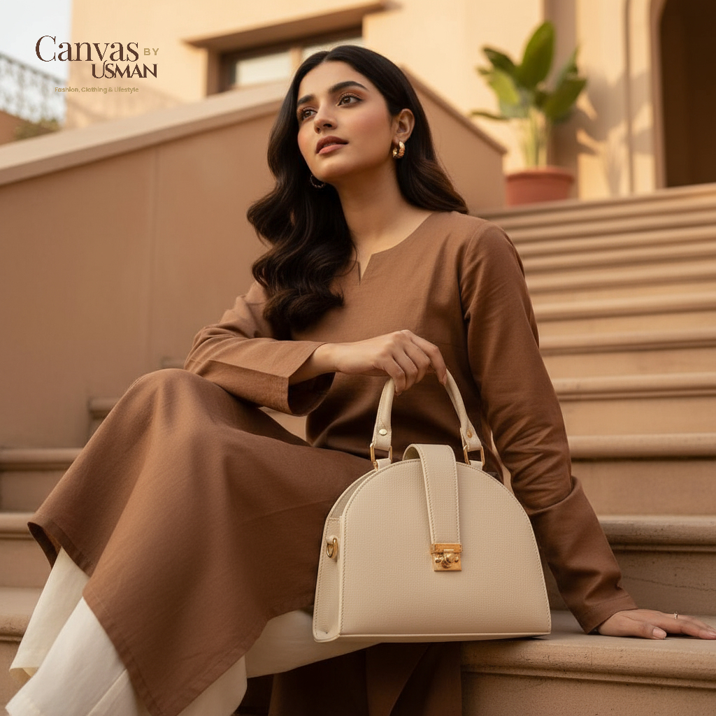 D-BOX HANDBAG - BEIGE