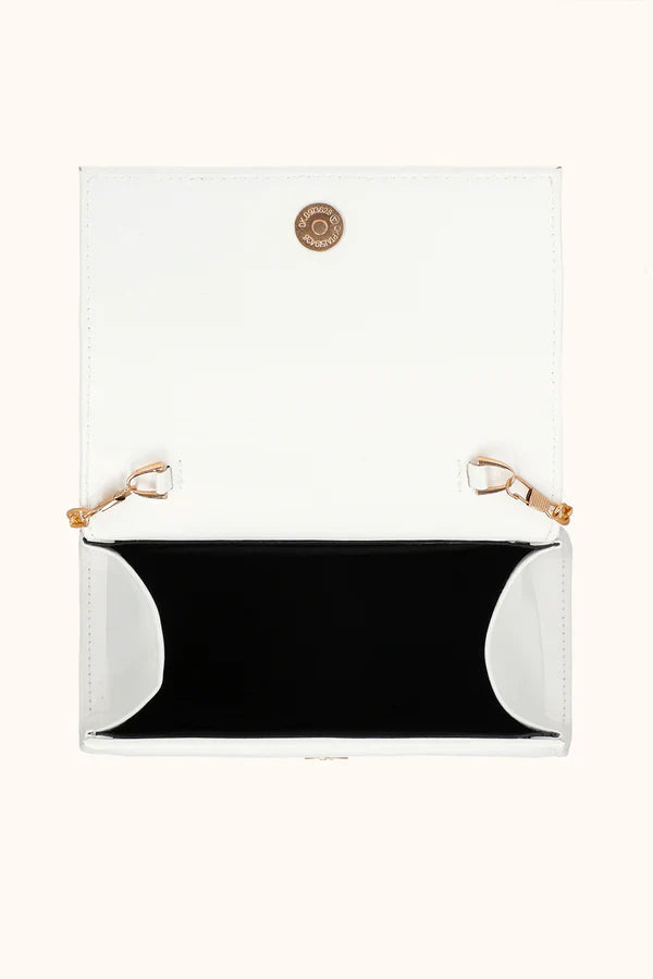 QUAD PEARL HANDBAG - WHITE