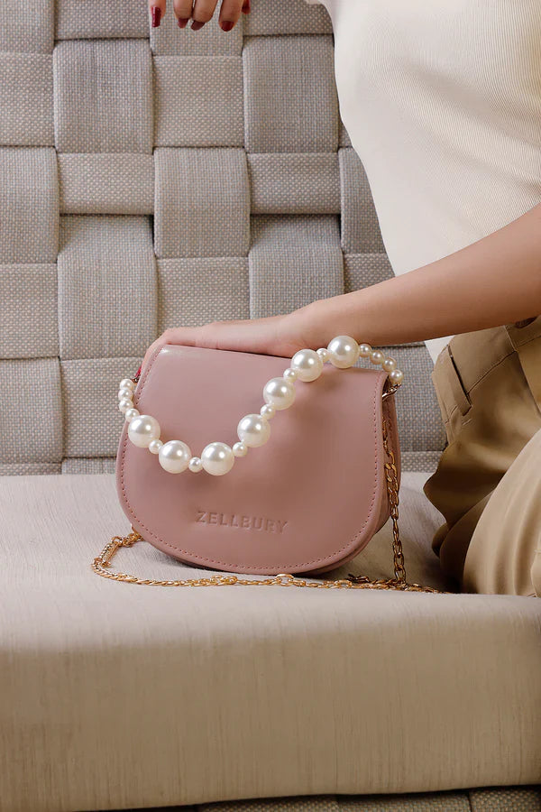 MIDNIGHT PEARL HANDBAG - PINK