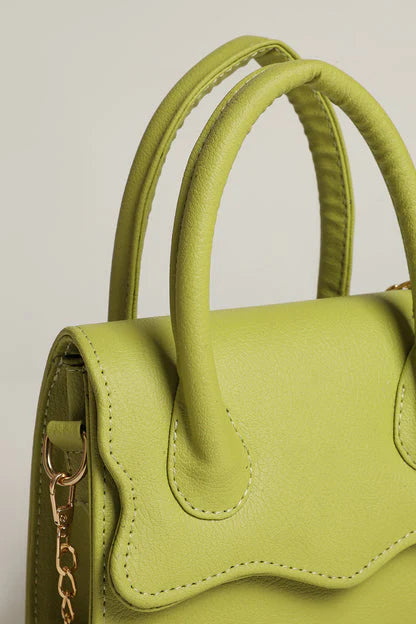 WAVY BABY HANDBAG - PISTACHIO GREEN