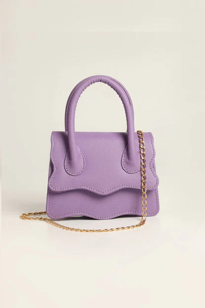 WAVY BABY HANDBAG - LILAC