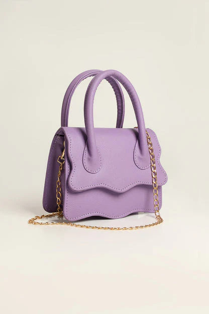 WAVY BABY HANDBAG - LILAC
