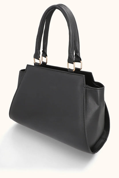 CURVE SHOULDER BAG - BLACK
