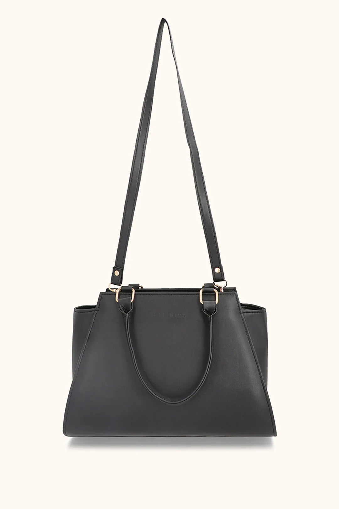 CURVE SHOULDER BAG - BLACK