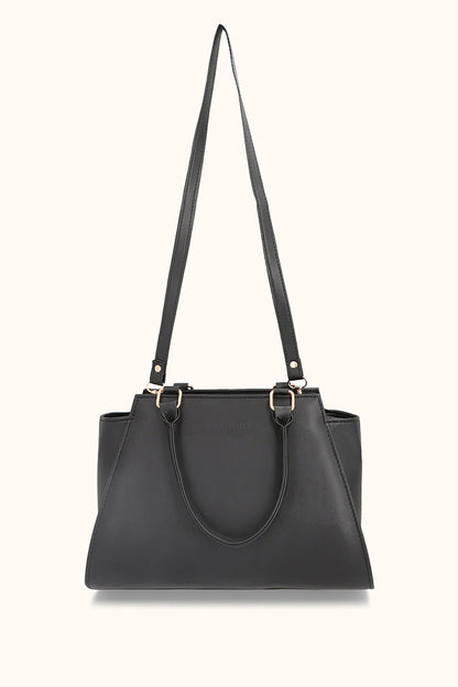 CURVE SHOULDER BAG - BLACK