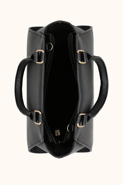 CURVE SHOULDER BAG - BLACK