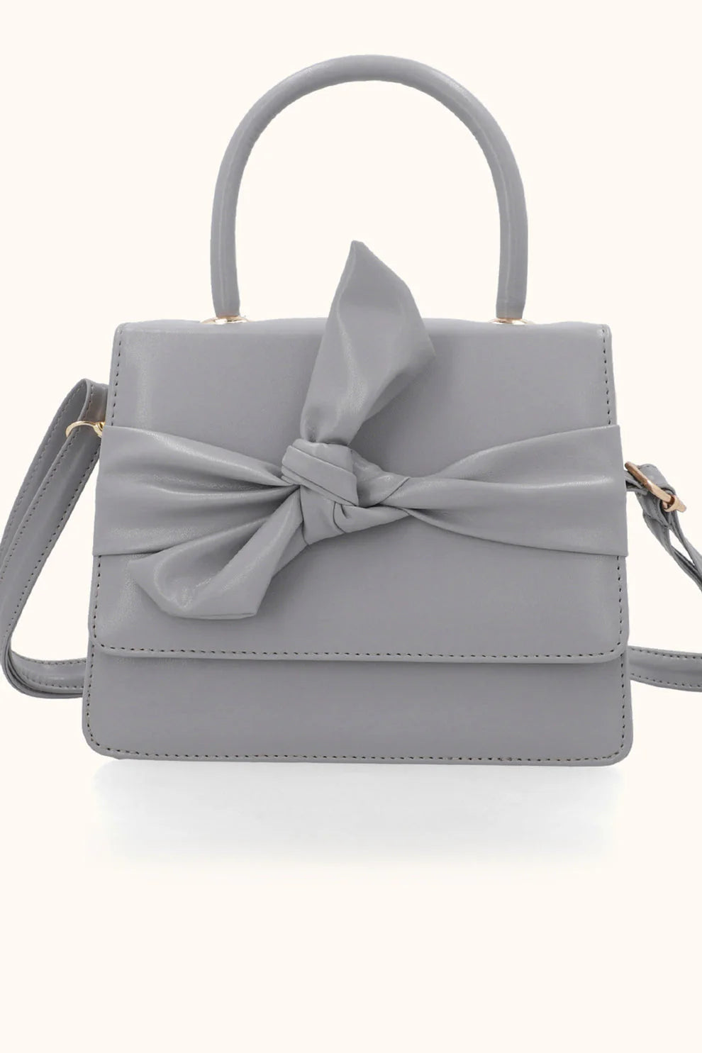 ELLEKNOT - GREY HANDBAG