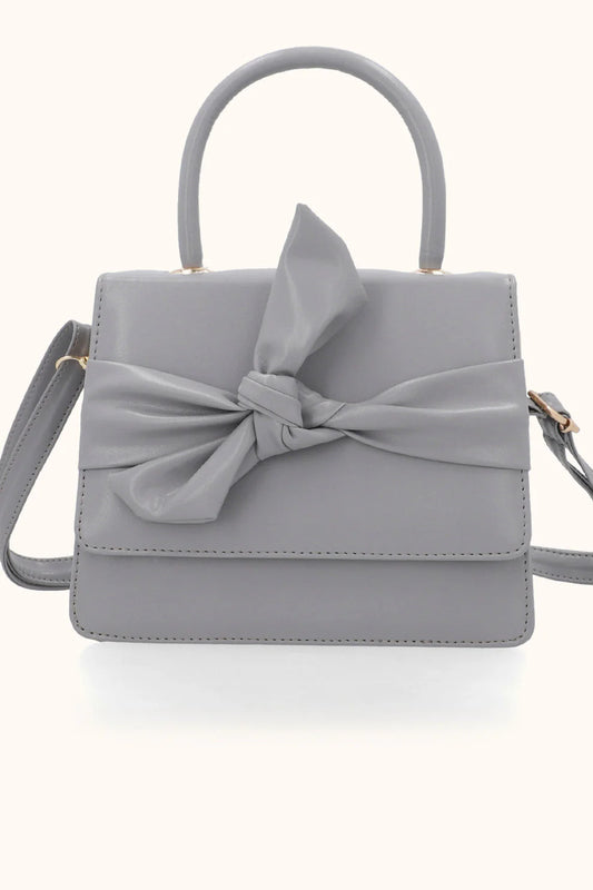 ELLEKNOT - GREY HANDBAG