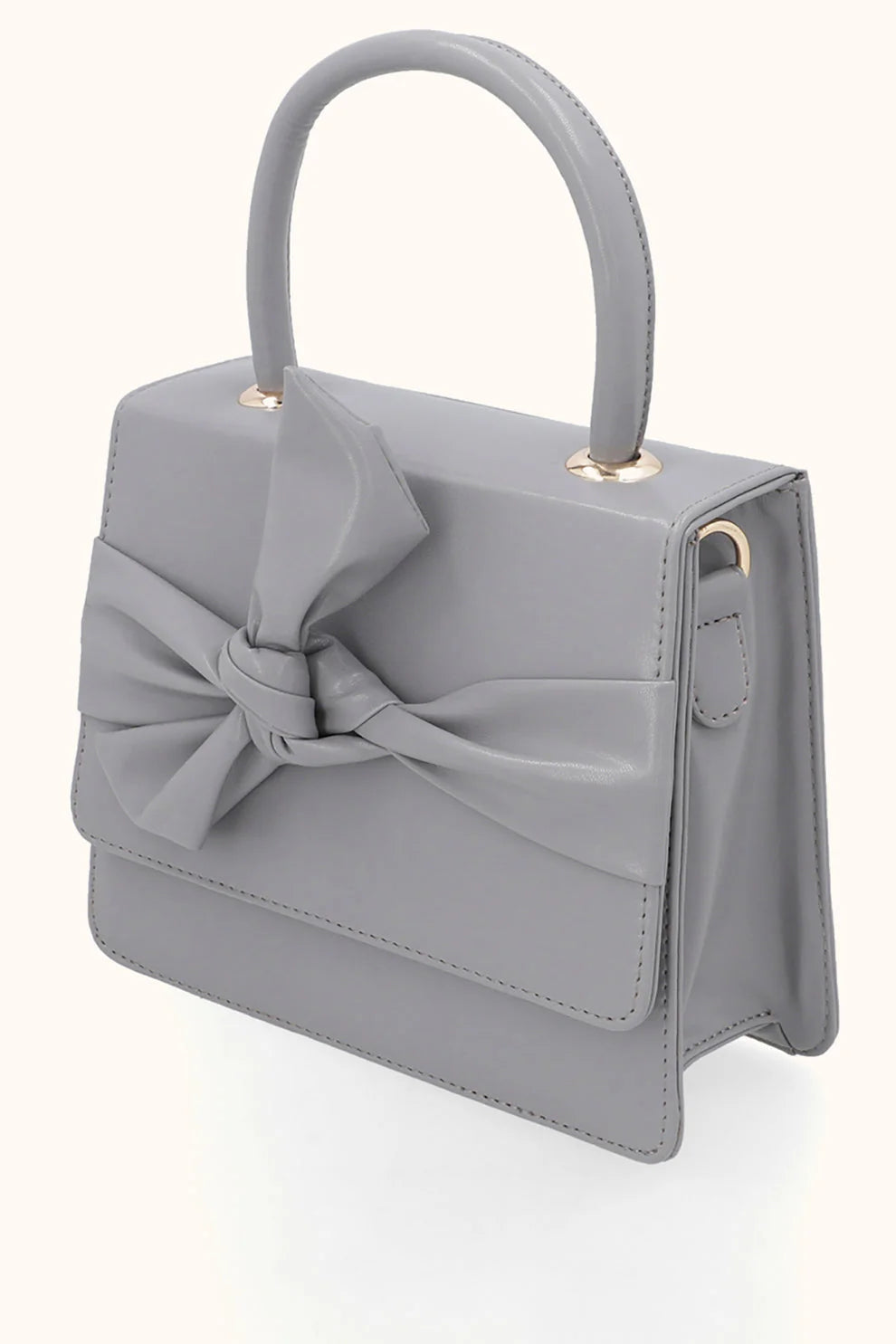 ELLEKNOT - GREY HANDBAG