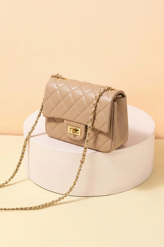 DOCKLOCK CROSSBODY - BEIGE