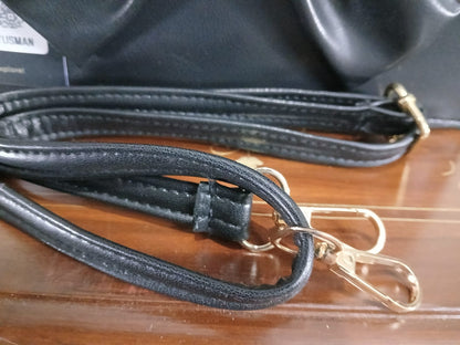 GLOSS BOW HANDBAG - BLACK