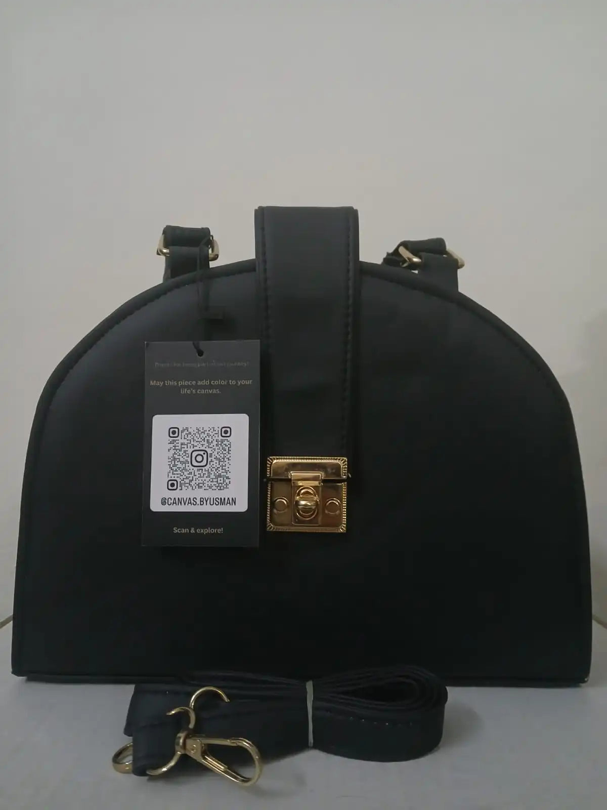 D-BOX HANDBAG - BLACK