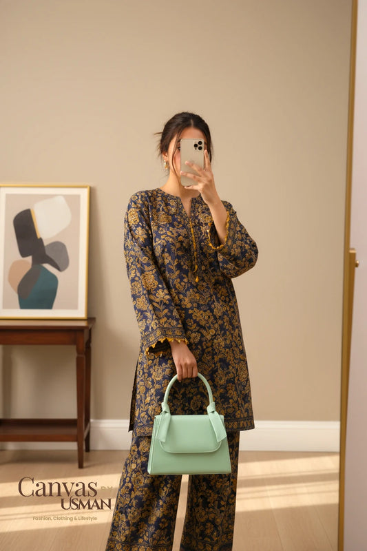 ZELLBURY MINI PRISM - CYAN HANDBAG