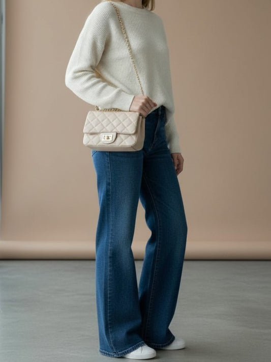 DOCKLOCK CROSSBODY - BEIGE