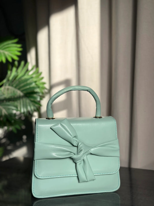 ELLEKNOT - CYAN HANDBAG
