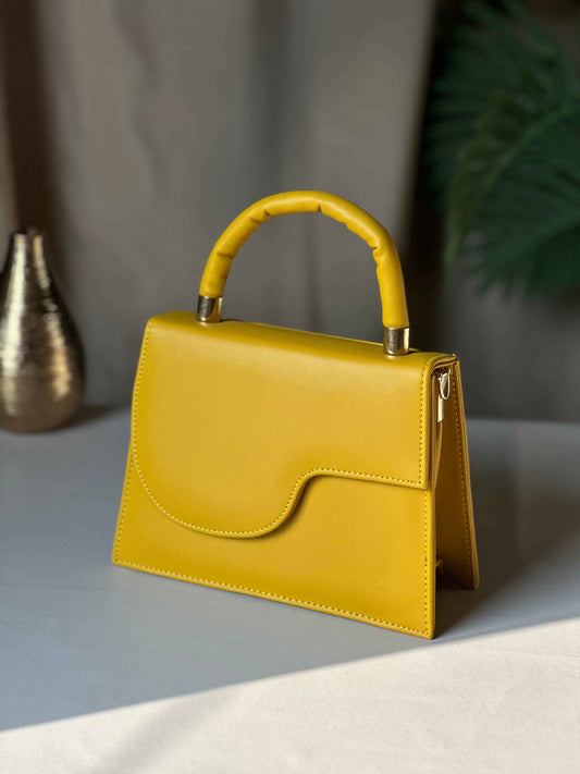 PREMIUM FEST HANDBAG - MUSTARD