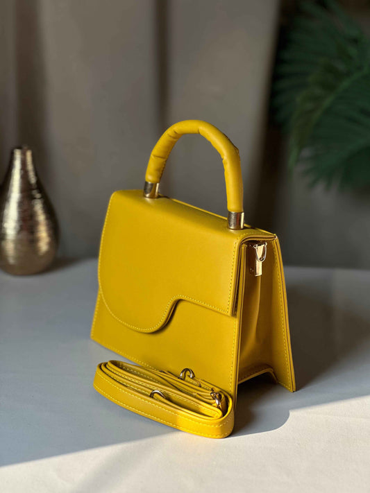 PREMIUM FEST HANDBAG - MUSTARD