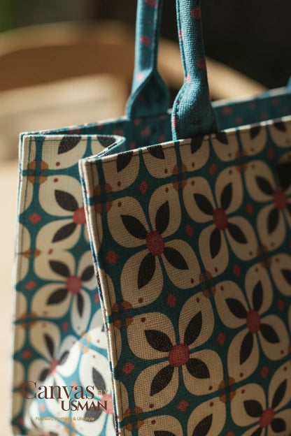 SQUARE MAZE - CANVAS BAG