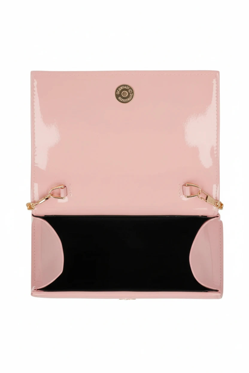 QUAD PEARL HANDBAG - TEA PINK