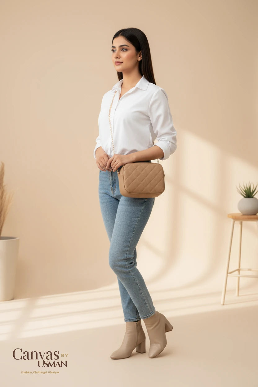 URBAN CHIC CROSSBODY - BEIGE