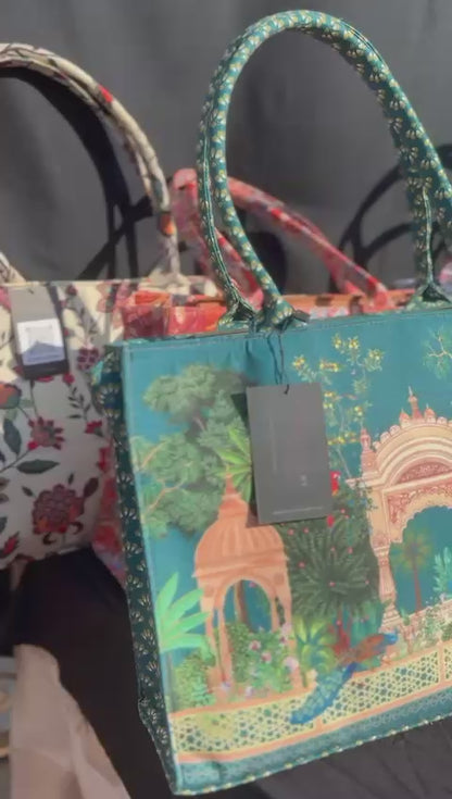 PEACOCK - CANVAS BAG