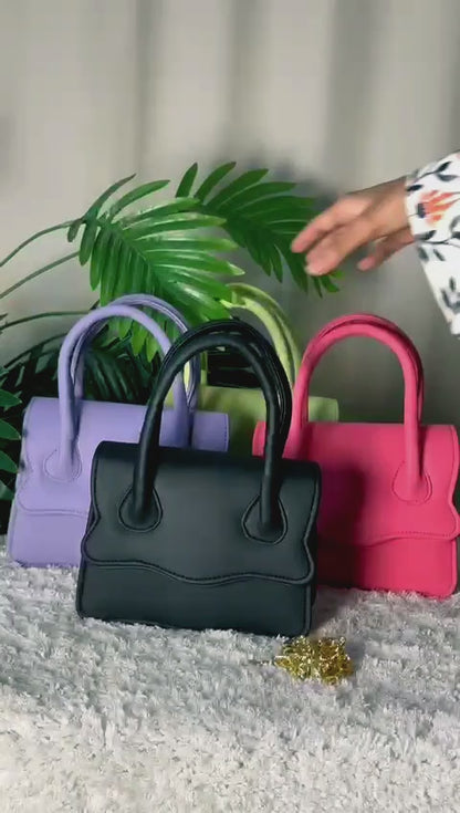 WAVY BABY HANDBAG - PISTACHIO GREEN