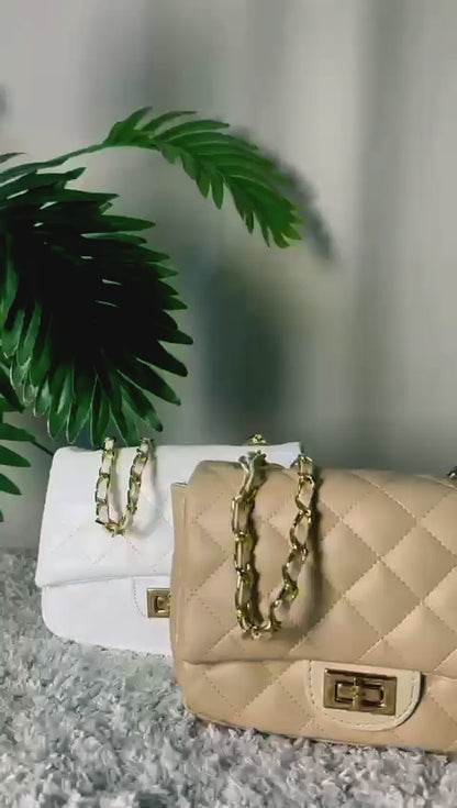 DOCKLOCK CROSSBODY - BEIGE