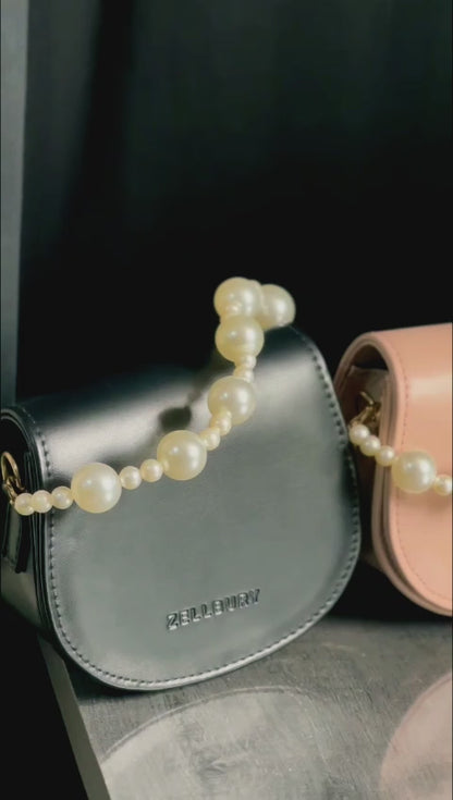 MIDNIGHT PEARL HANDBAG - WHITE