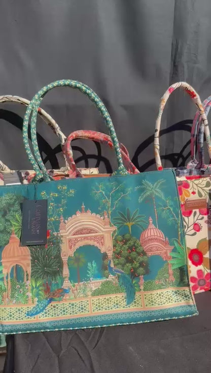 PEACOCK - CANVAS BAG