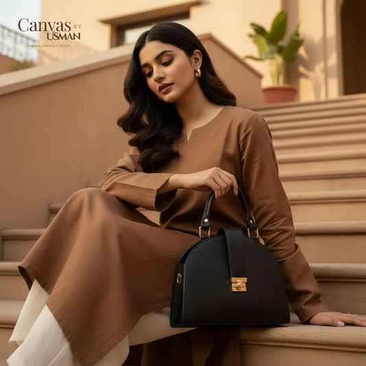 D-BOX HANDBAG - BLACK